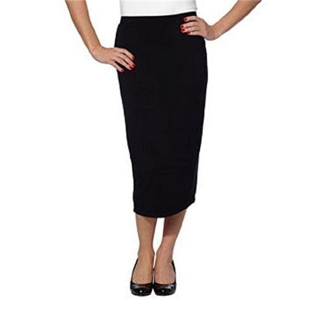 Matty M Ladies' Midi Skirt (Black, X-Small) - Picture 1 of 4